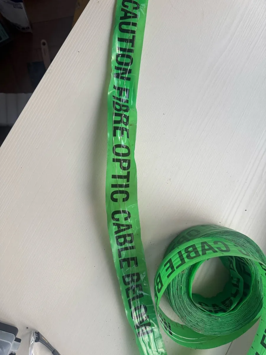 Caution Fibre Optic Below Tape For Sale - Image 1