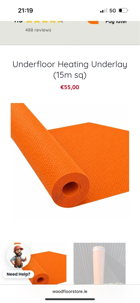 Underfloor Heating Underlay - Image 1