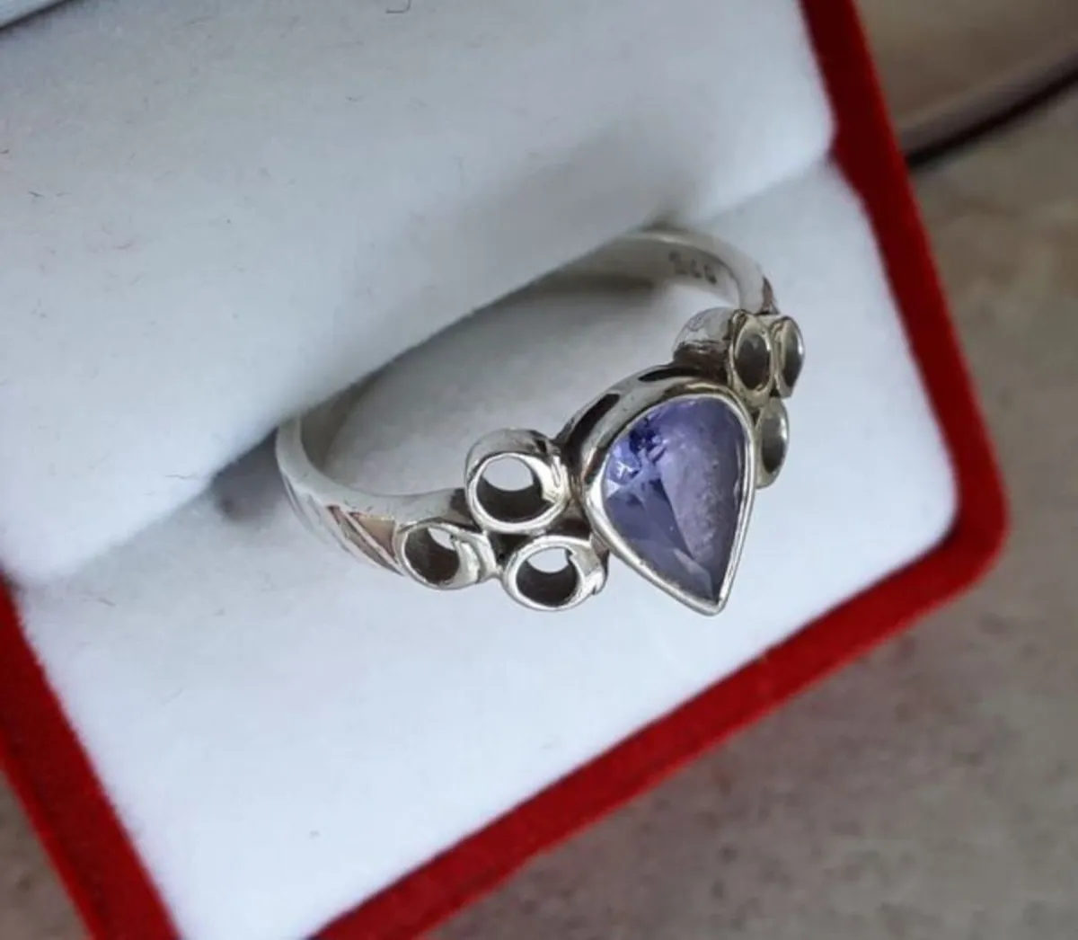 Silver Tanzanite Ring - Image 2