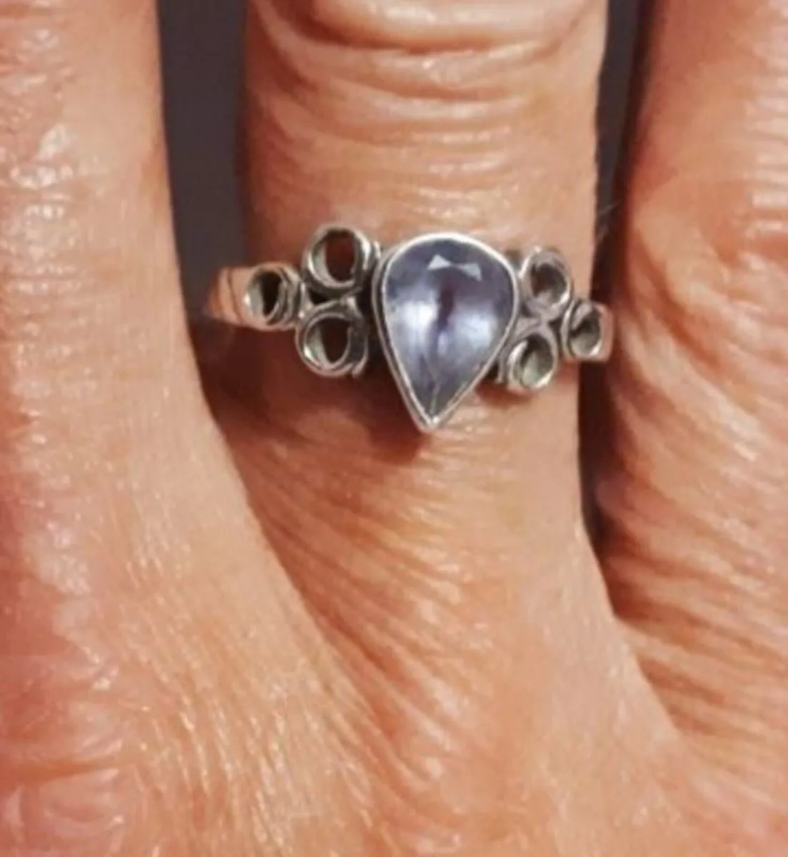 Silver Tanzanite Ring - Image 1