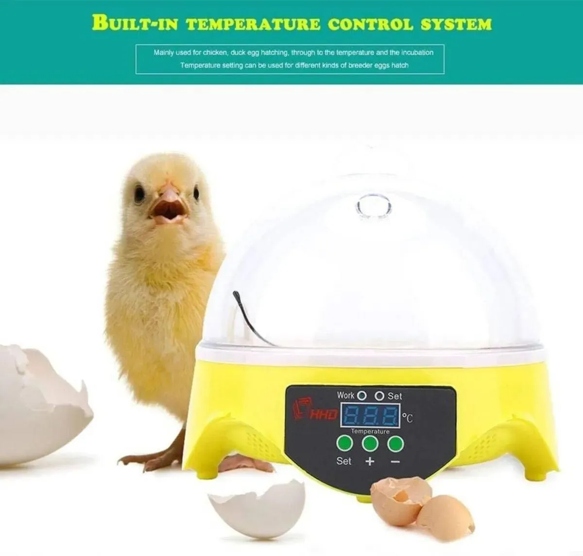 Egg Incubator Mini 7 Egg Hatching Machine - Image 1