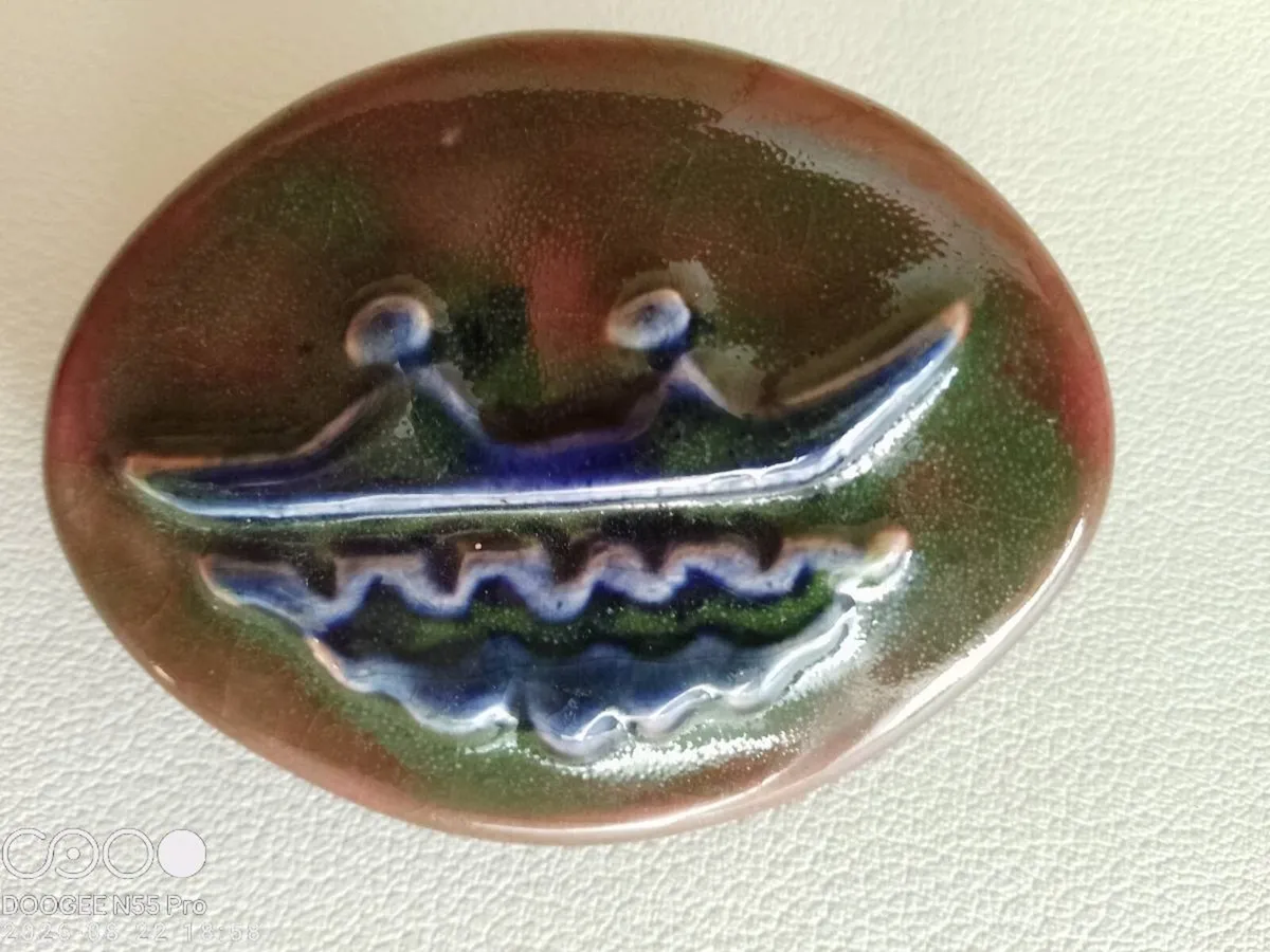 Authentic Handmade Irish Currach Brooch - Image 3