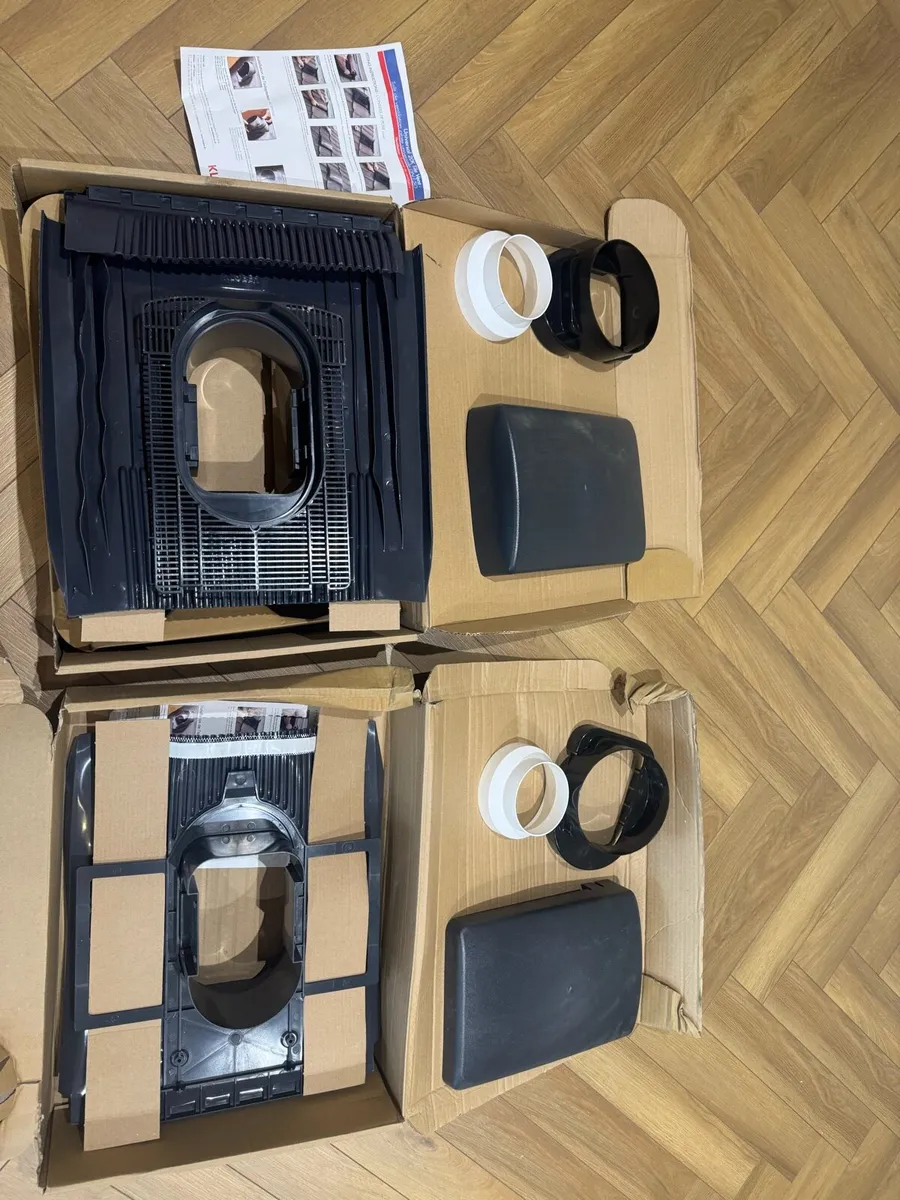 Universal MVHR Tile Roof Vent Kit (Grey) x 2 - Image 2