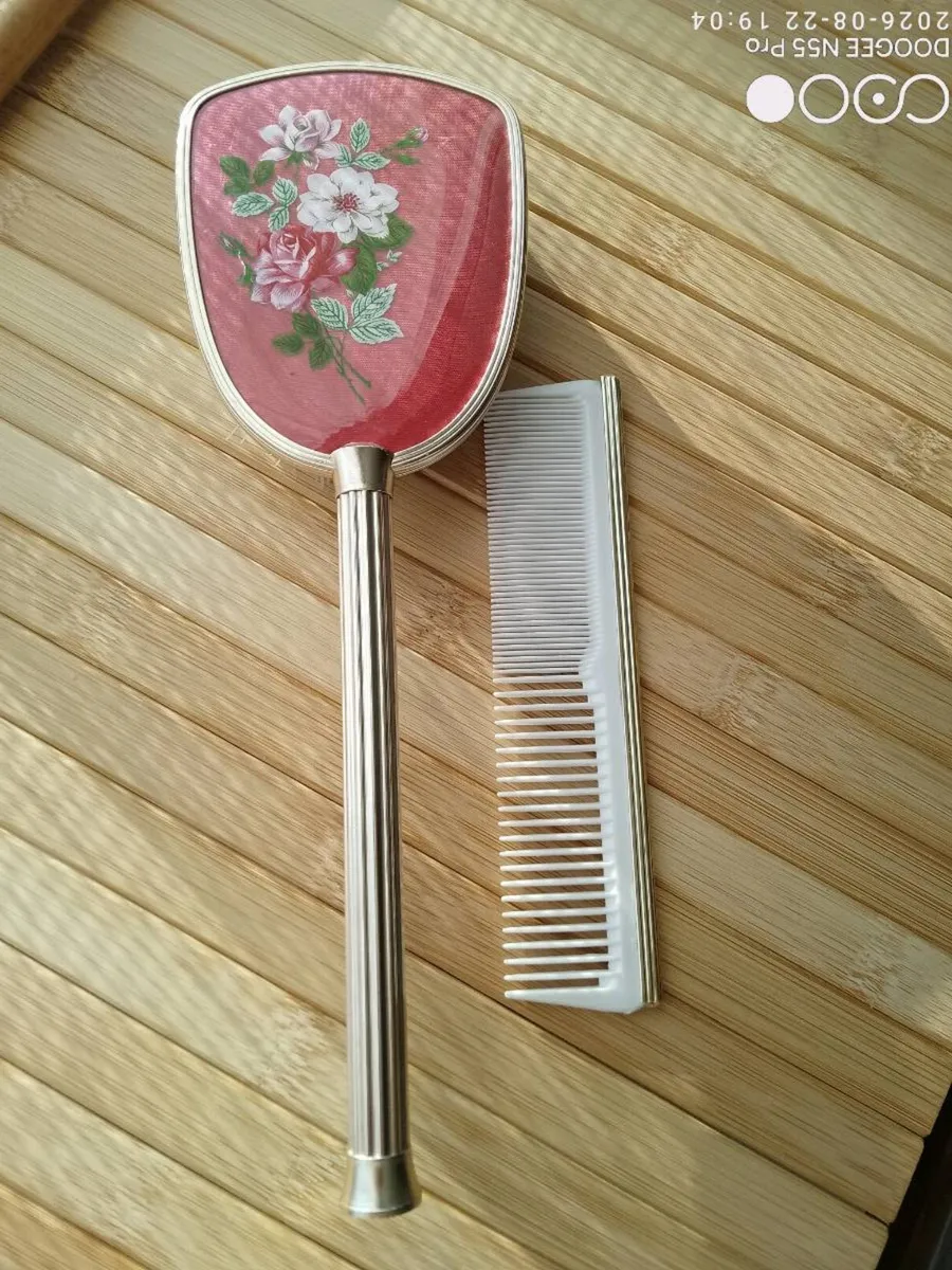 Authentic Vintage Hairbrush and Comb Set - Image 1