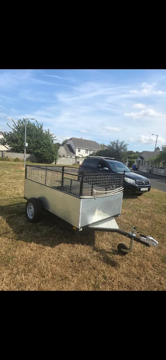 7x4 Utility Trailer/ Flatbed Bike Trailer - Image 1