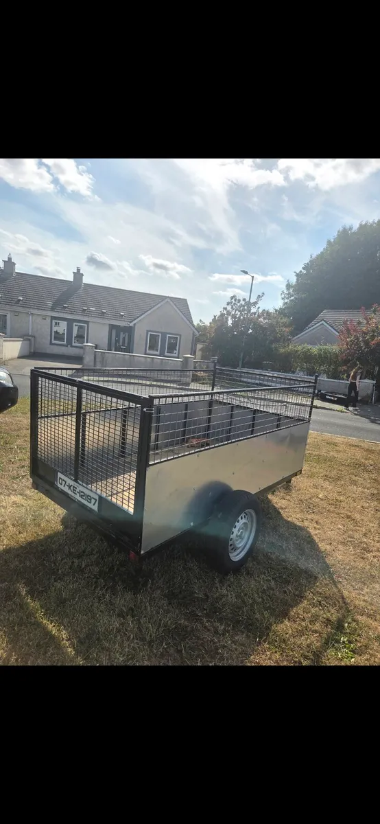 7x4 Utility Trailer/ Flatbed Bike Trailer - Image 2