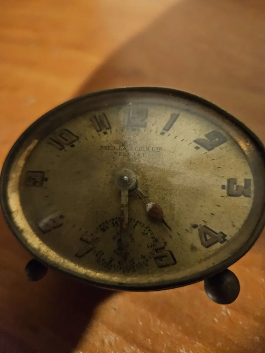 Vintage Clock Made in Belfast - Image 3