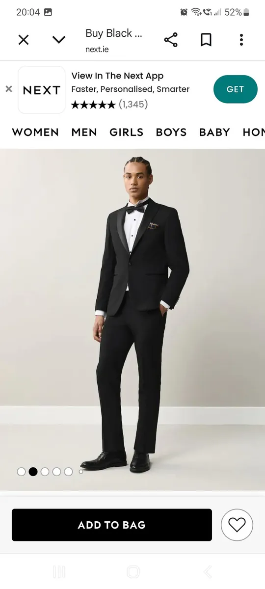 Mens Next Tuxedo - Image 1
