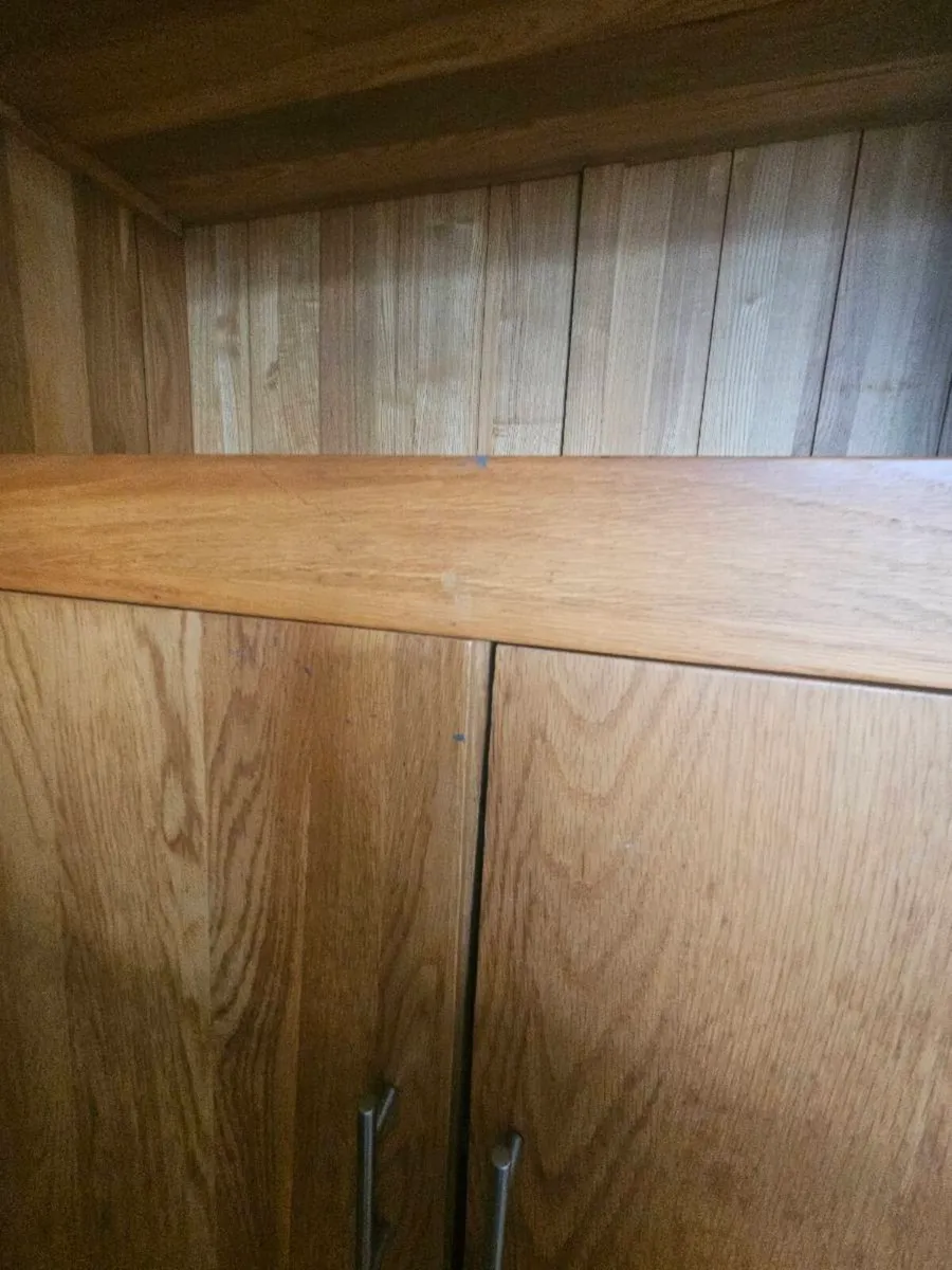 Solid Oak Dresser/  Cabinet - Image 4