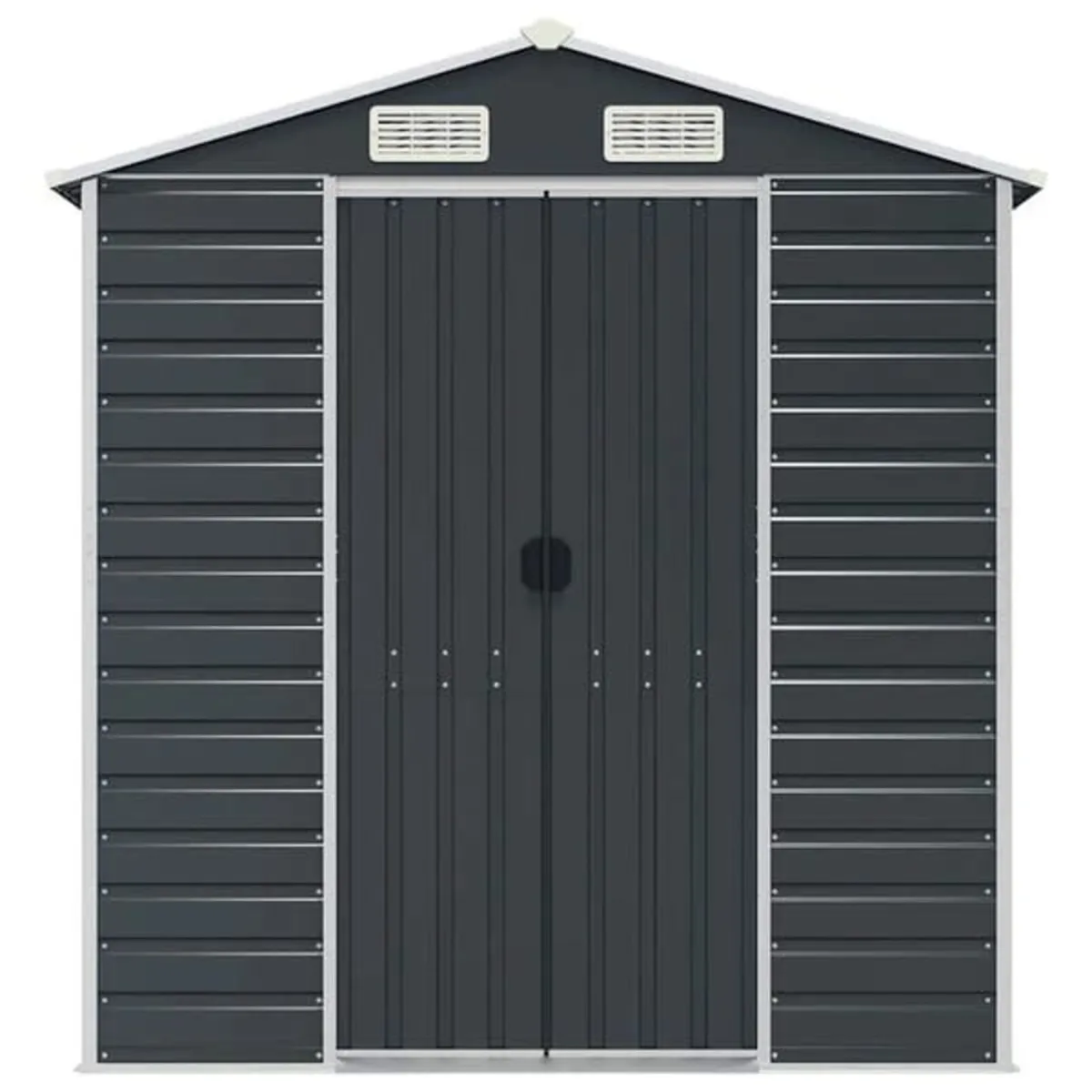 Garden Shed Anthracite 191x300x198 cm Galvanised S - Image 3