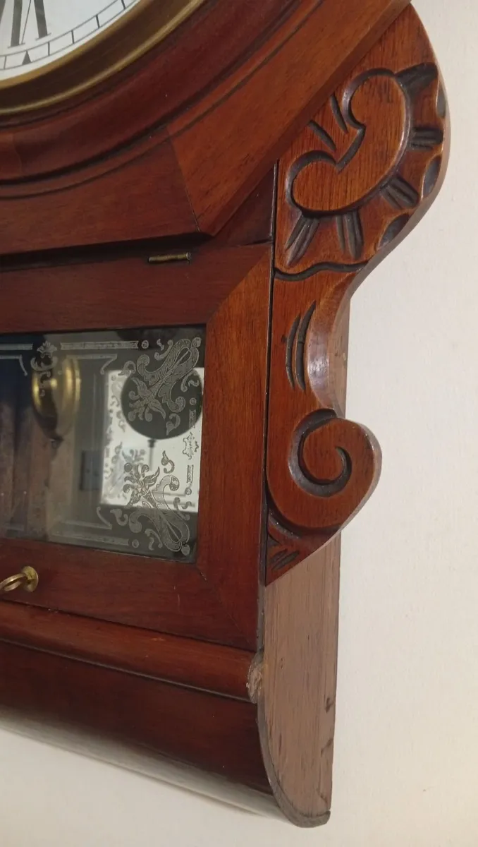 Antique drop-dial clock - Image 4