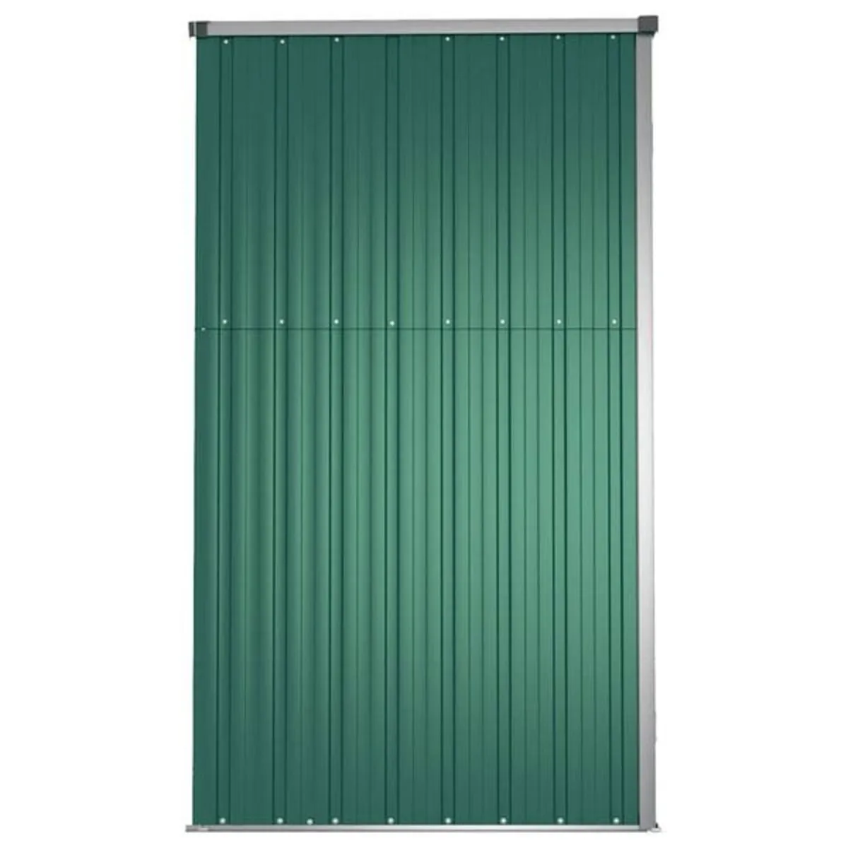 Garden Tool Shed Green 161x89x161 cm Galvanised St - Image 3