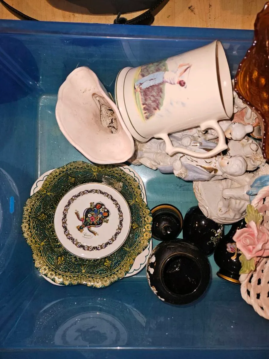 3 Boxes of Ornaments/Bricabrac - Image 1