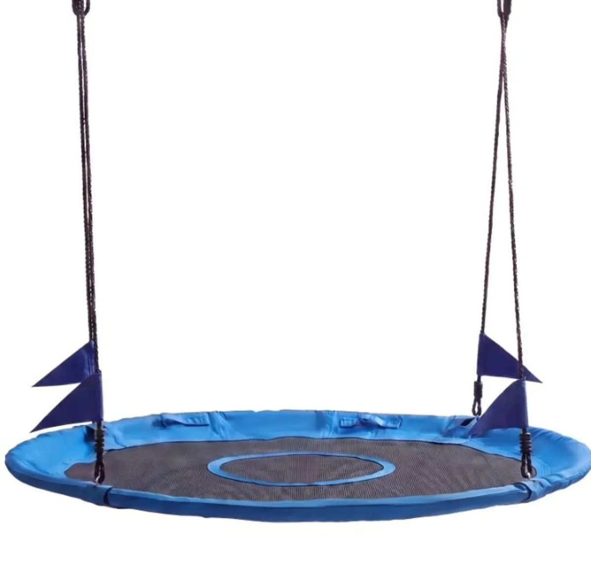 5ft Large Round Saucer Tree Swing 317kg Blue - Image 4