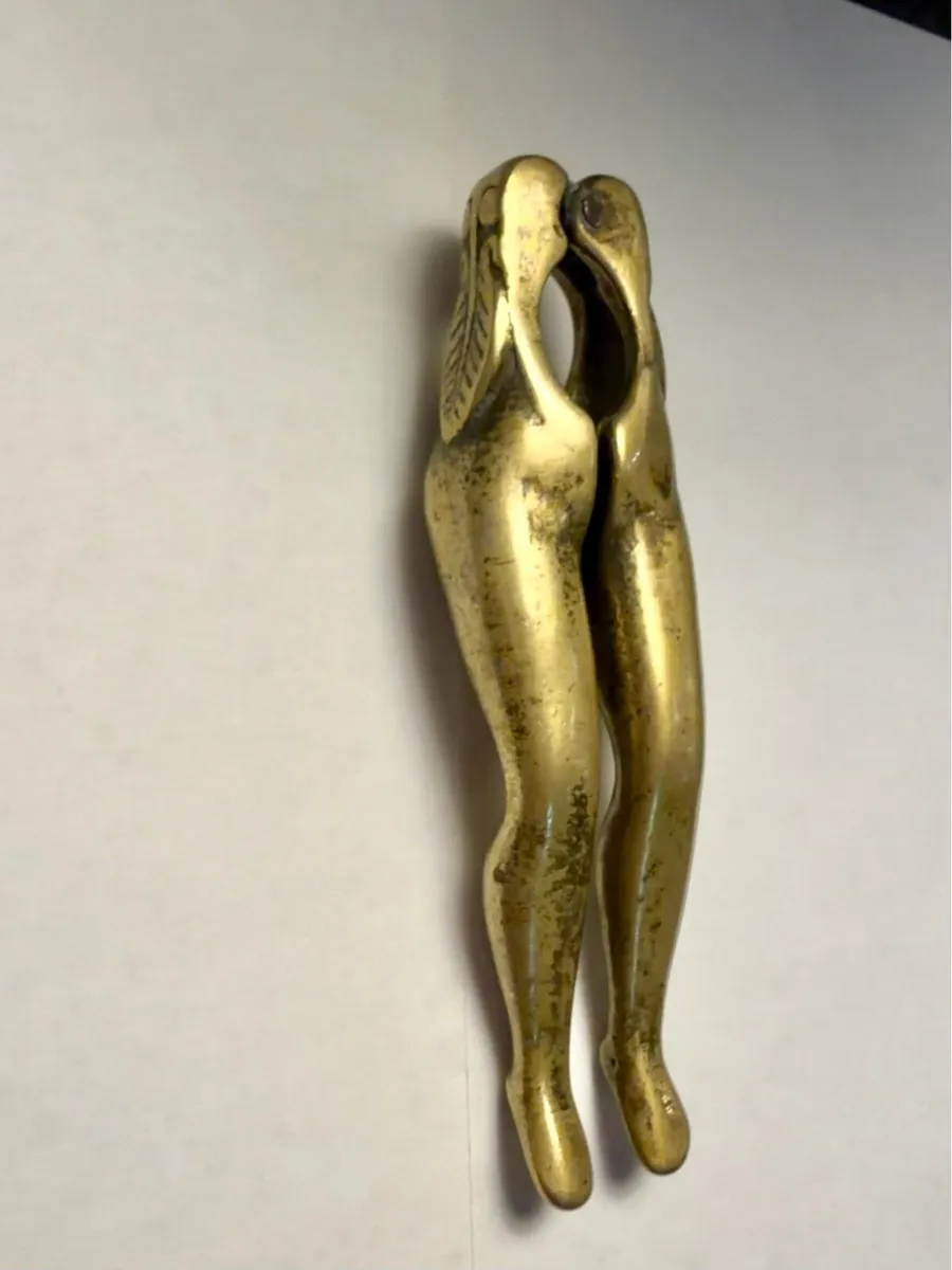 Vintage brass nutcracker - Image 1