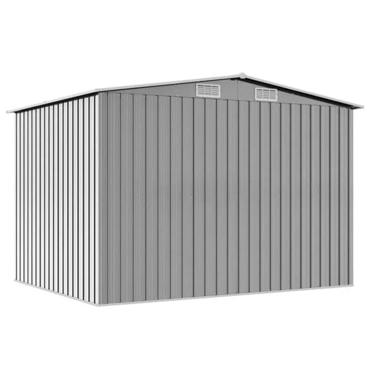 Garden Storage Shed Grey Metal 257x205x178 cm

Des - Image 3