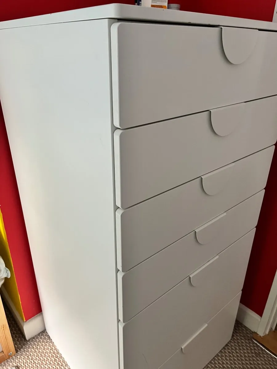 Chest of Drawers - White - Image 4