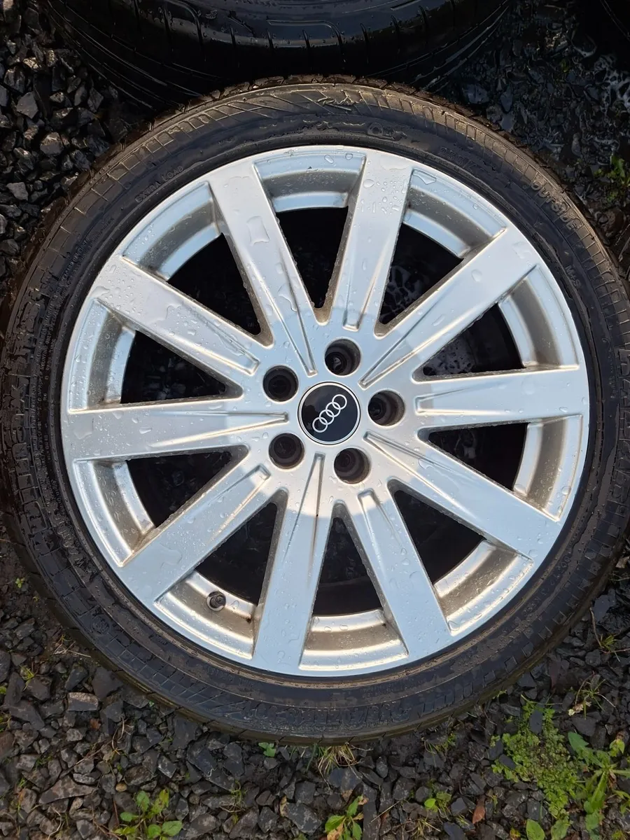 18" Genuine Audi A5 S Line Alloys with tyres - Image 1