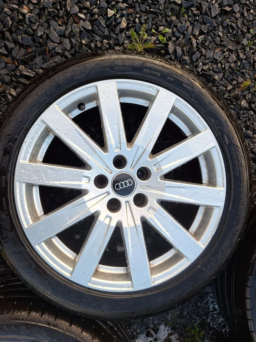 18" Genuine Audi A5 S Line Alloys with tyres - Image 2
