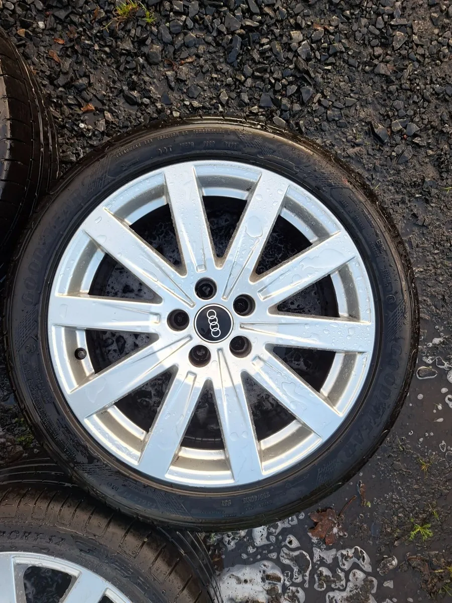 18" Genuine Audi A5 S Line Alloys with tyres - Image 4