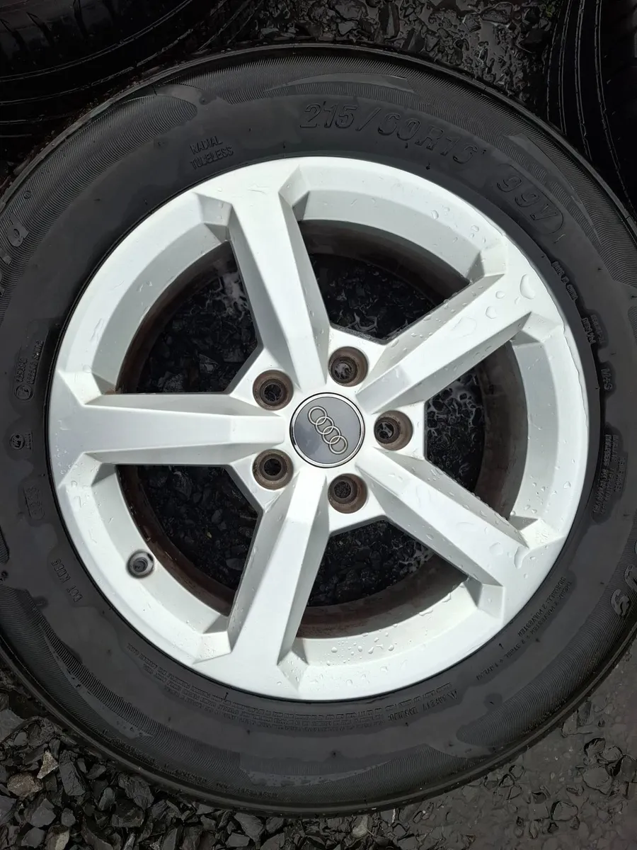 16" Audi , Vw,  Seat,  Skoda Alloys with tyres - Image 1