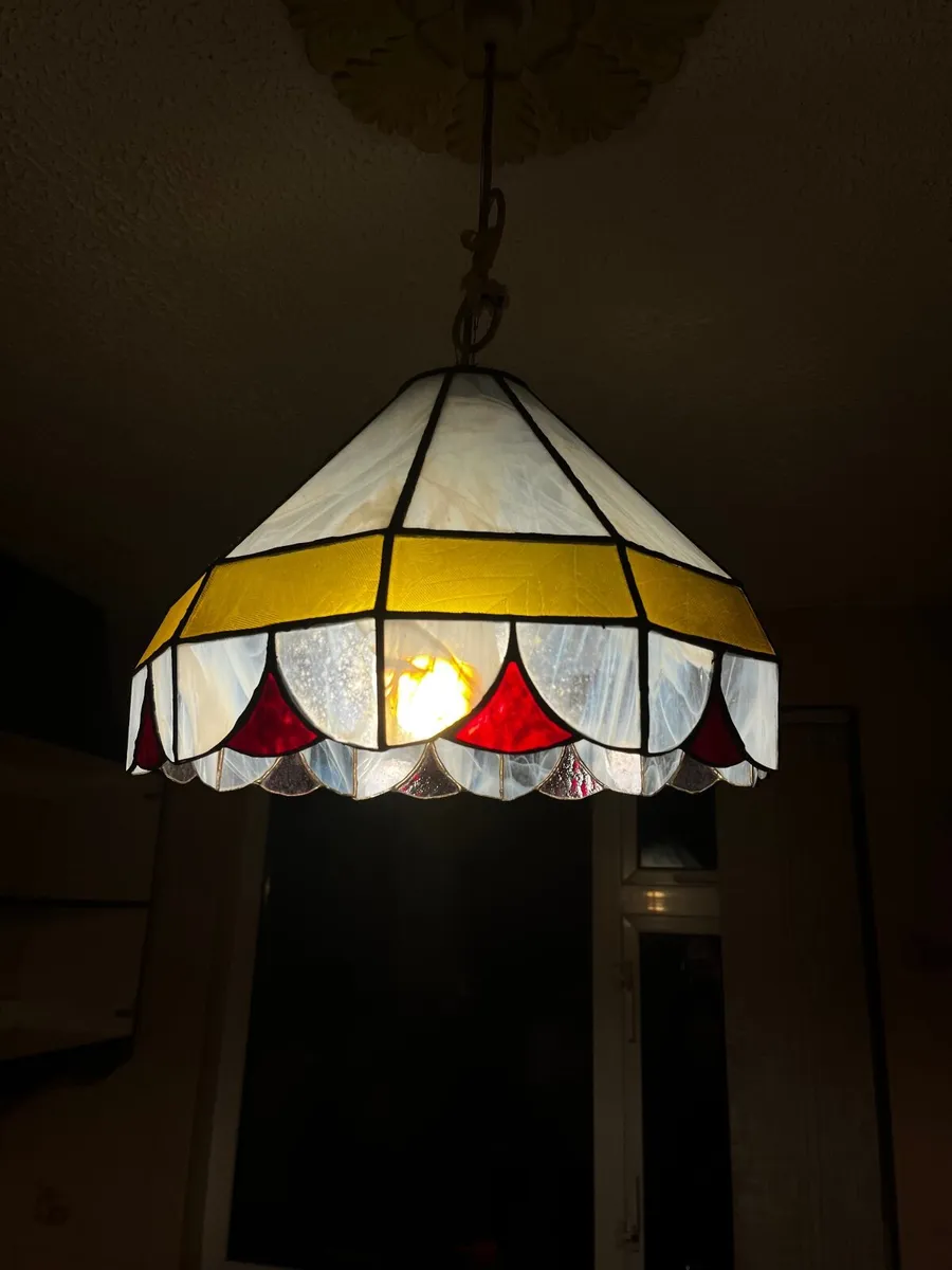 Glass stained light shade - Image 2