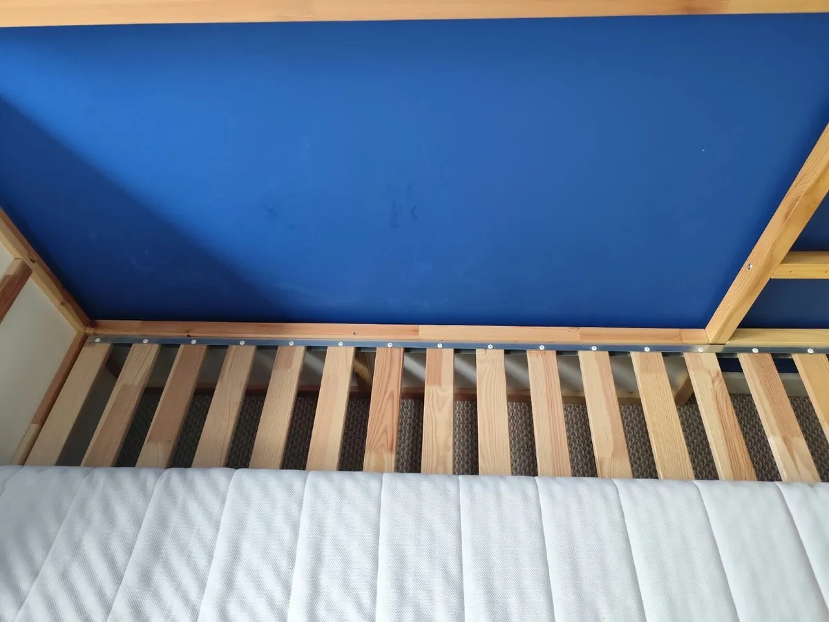 Kids Reversible Loft Bed with Mattress - Image 3