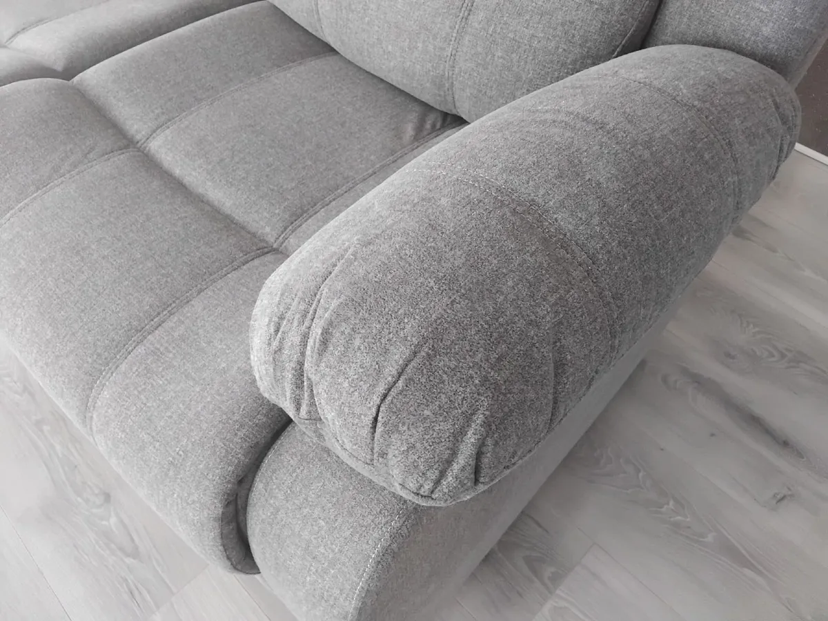 Ivy Reclining Fabric Sofa Delivered Across Ireland - Image 2