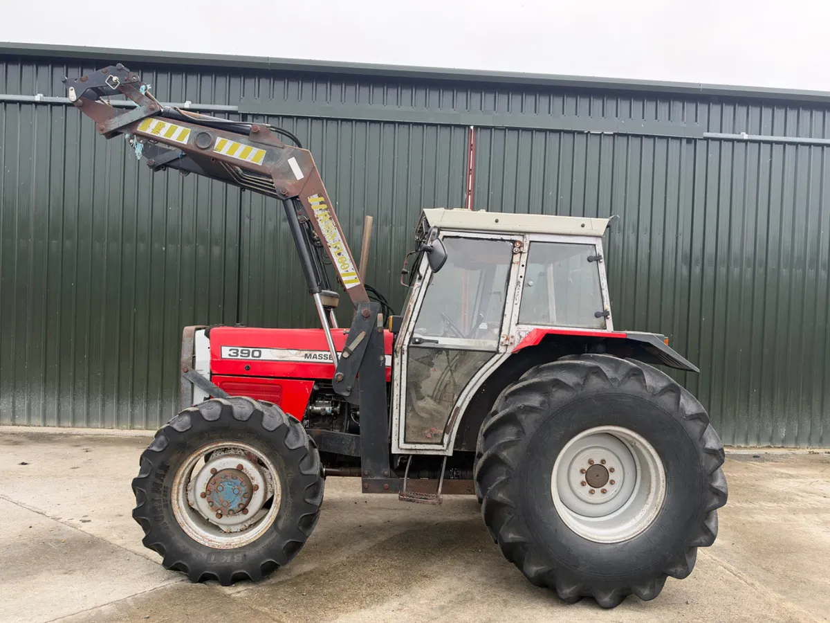 1993 Massey Ferguson 390 with Loader - Image 2