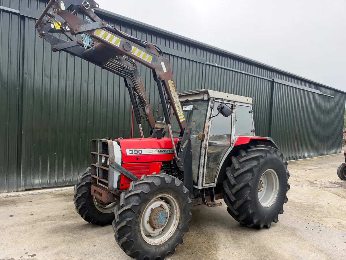 1993 Massey Ferguson 390 with Loader - Image 1