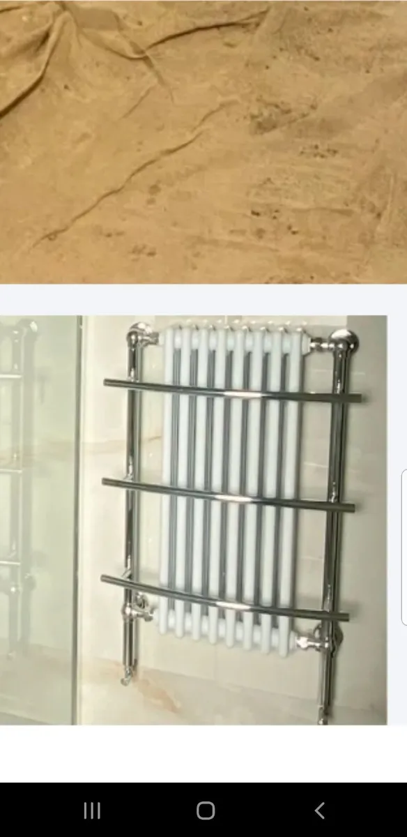 Cast iron bathroom towel radiator - Image 1