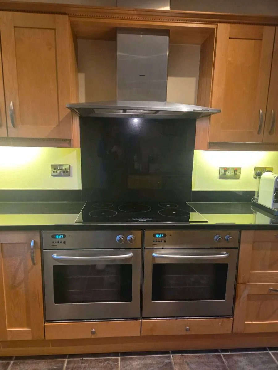 Solid Maple Fitted Kitchen with Island and dresser - Image 2