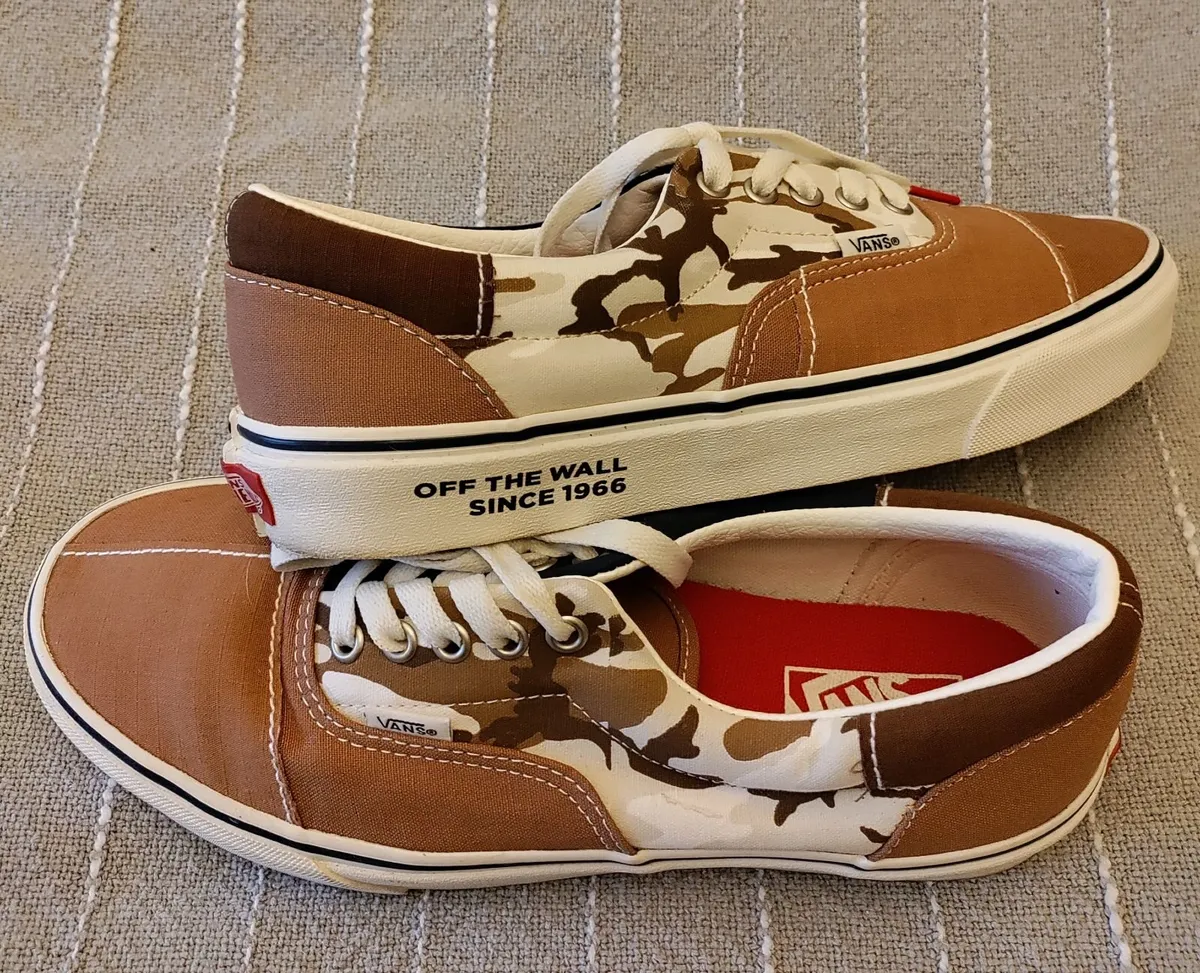 Vans Camo trainers 8uk - Image 1