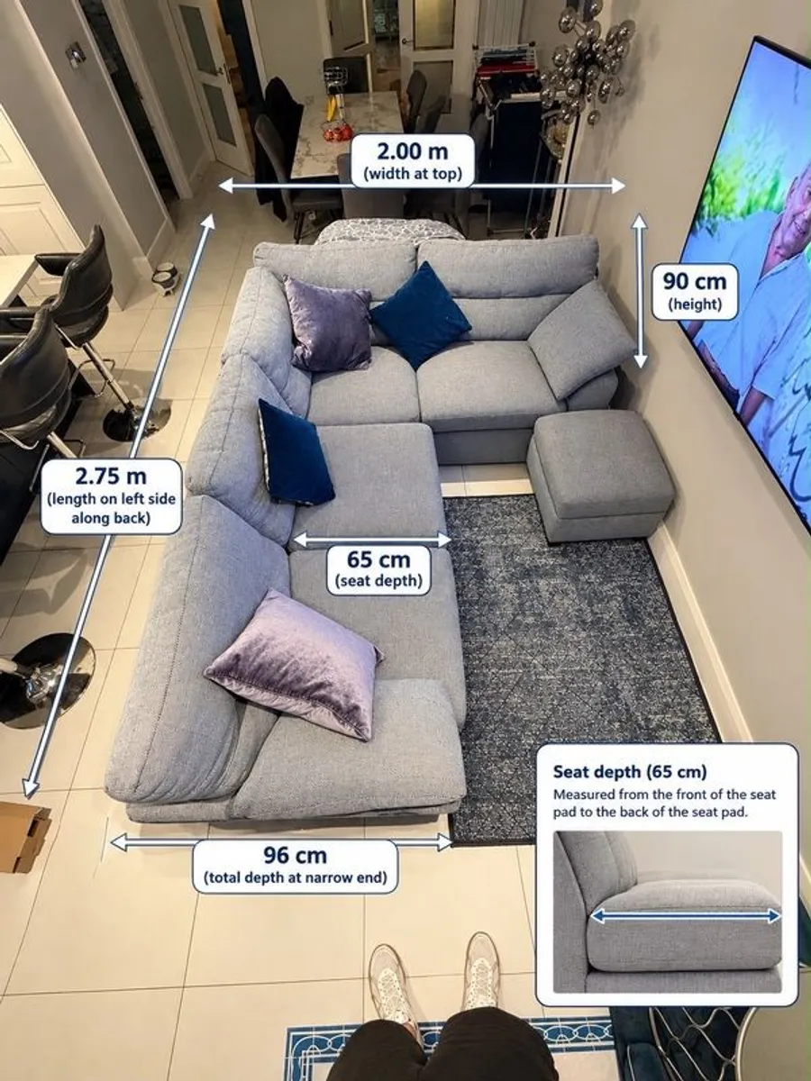 L shaped sofa - Image 3