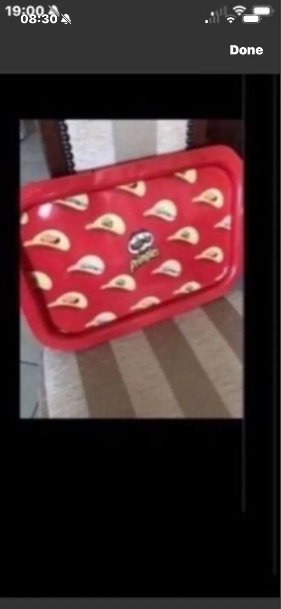 Rare Pringles Metal Tray - Image 1