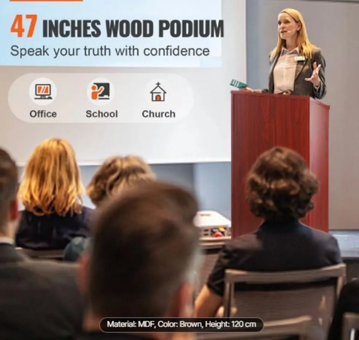 Podium Stand, 47 in Hostess Stand - Image 3