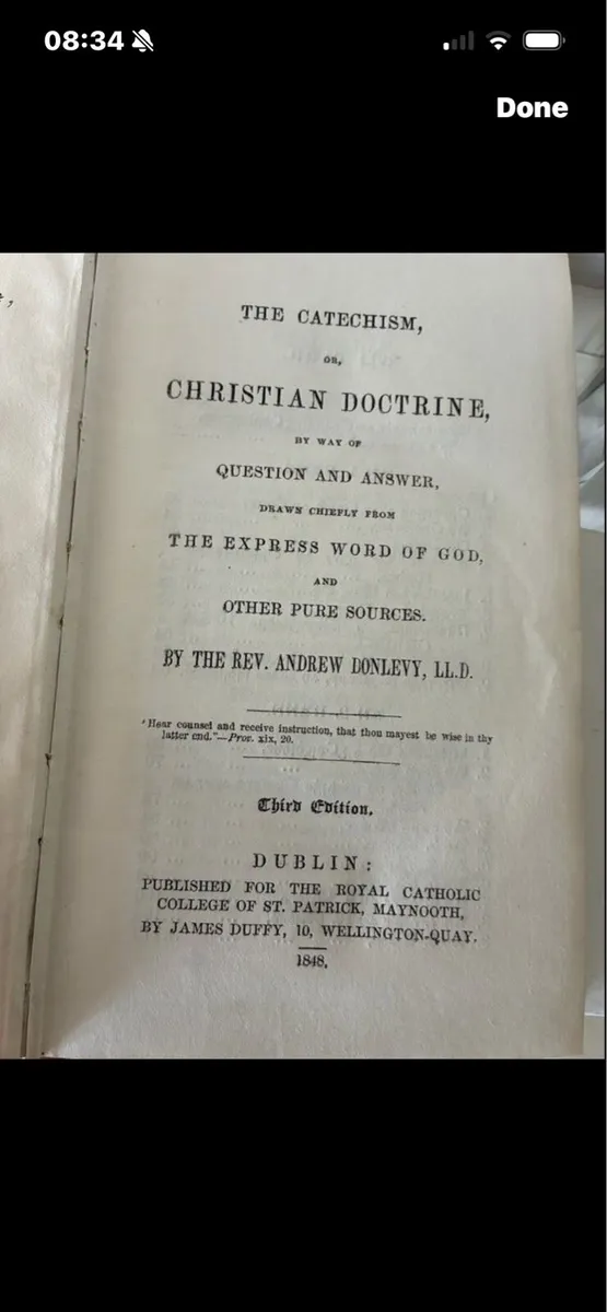 Donleavy’s Irish Catechism-1848 - Image 4