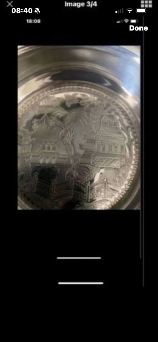Silver Plated Wine Bottle Coaster - Image 2