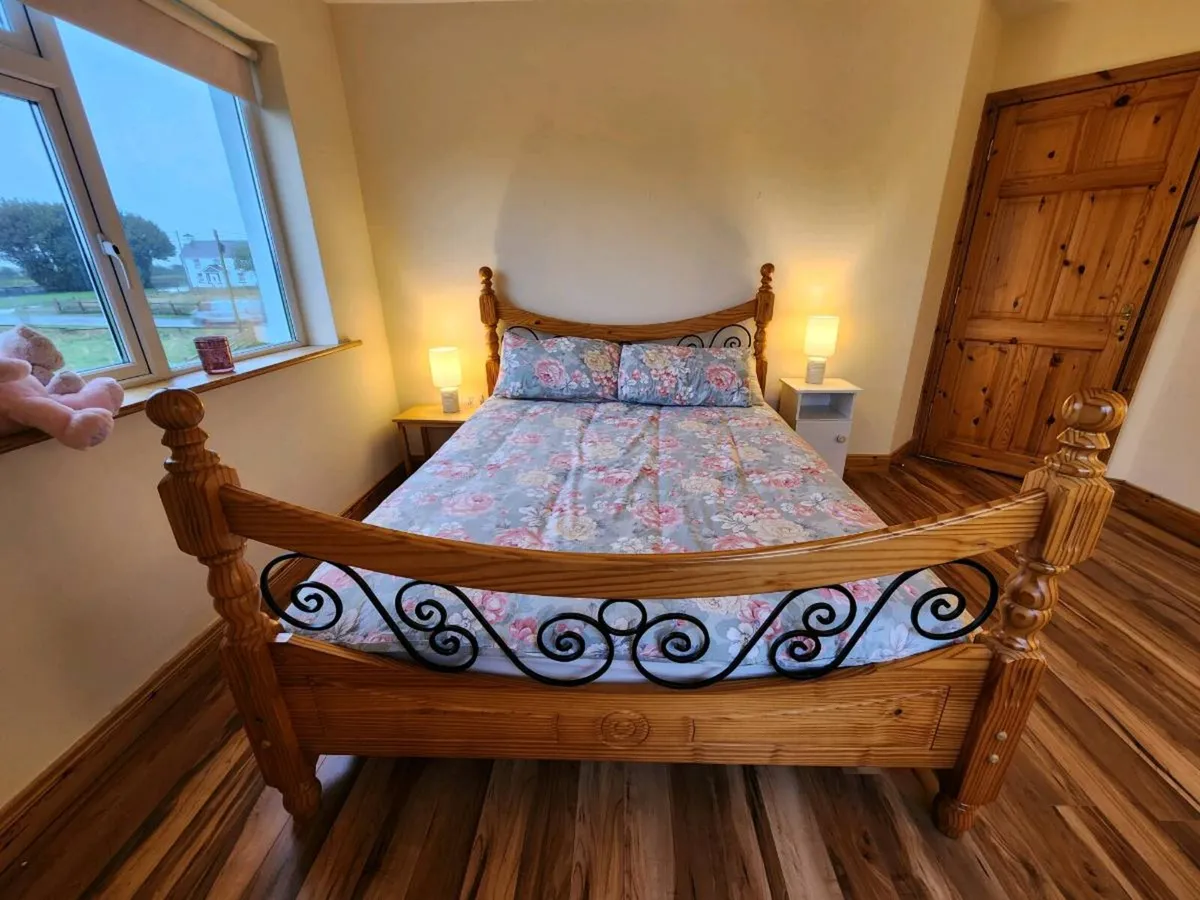 King Size Bed and Mattress - Image 1