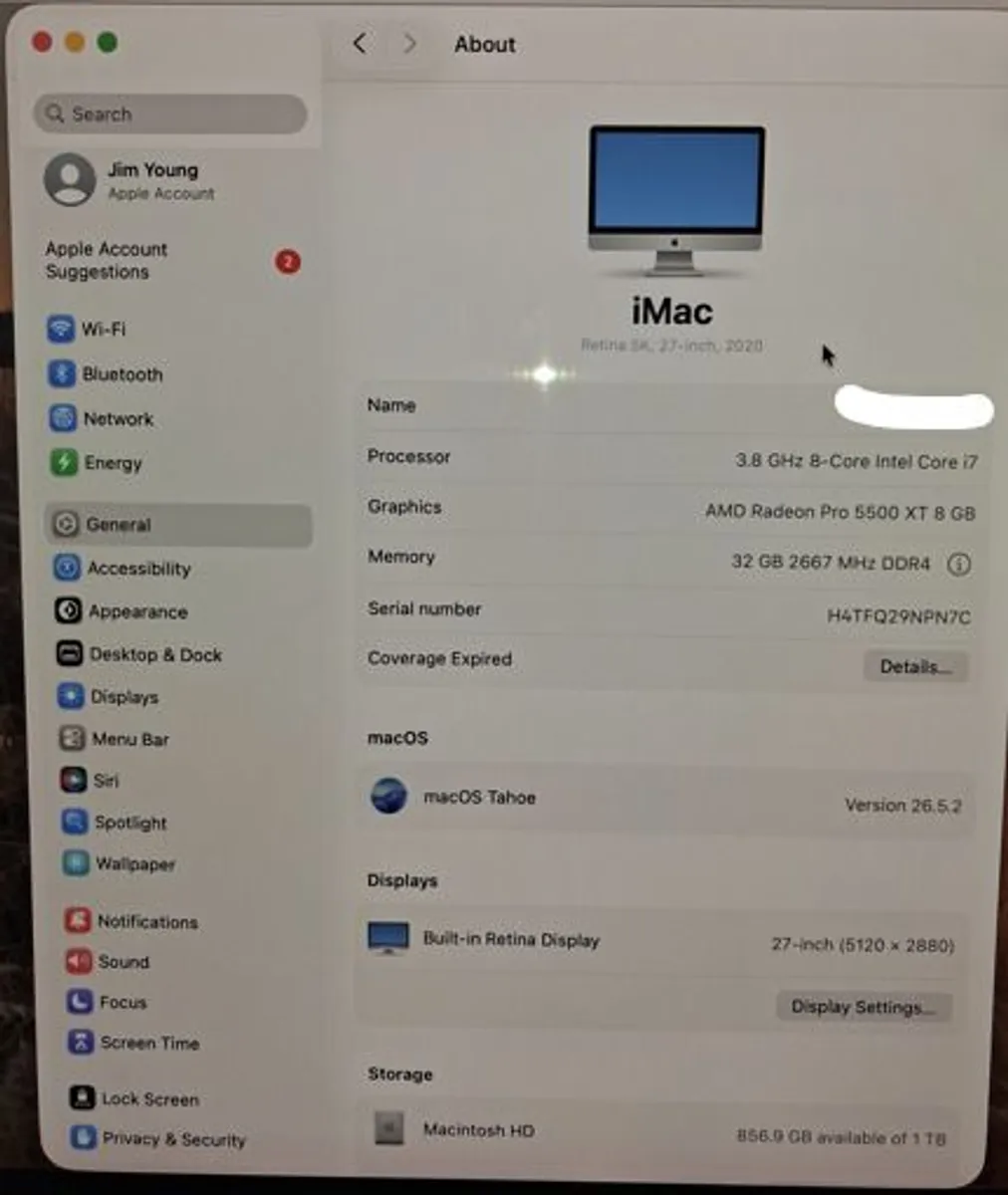 Apple iMac 27" 5K Retina (2020) - Image 2