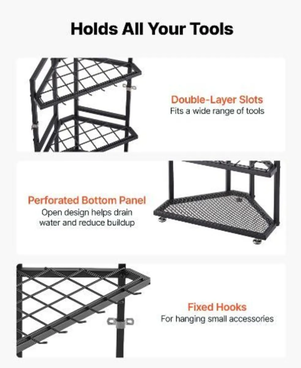 Garden Tool Organizer for Corner - Image 3