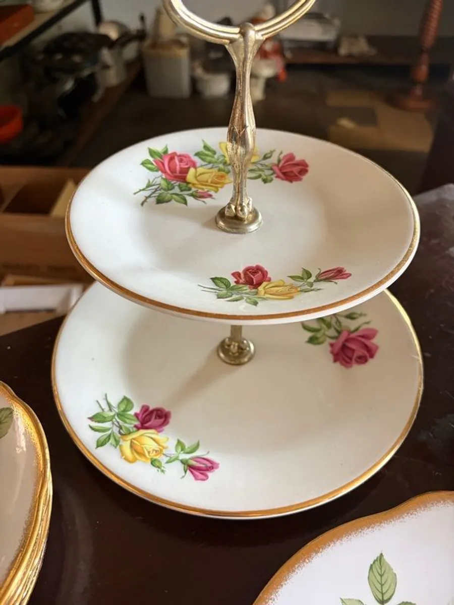 Royal Tara Yellow Rose china set - Image 3