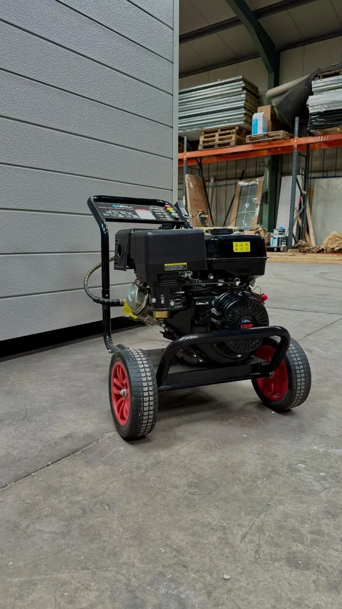 15HP Petrol Pressure Washer 3600PSI -Brass Pump - Image 4