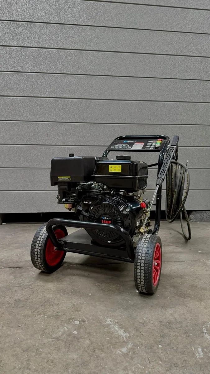 15HP Petrol Pressure Washer 3600PSI -Brass Pump - Image 1