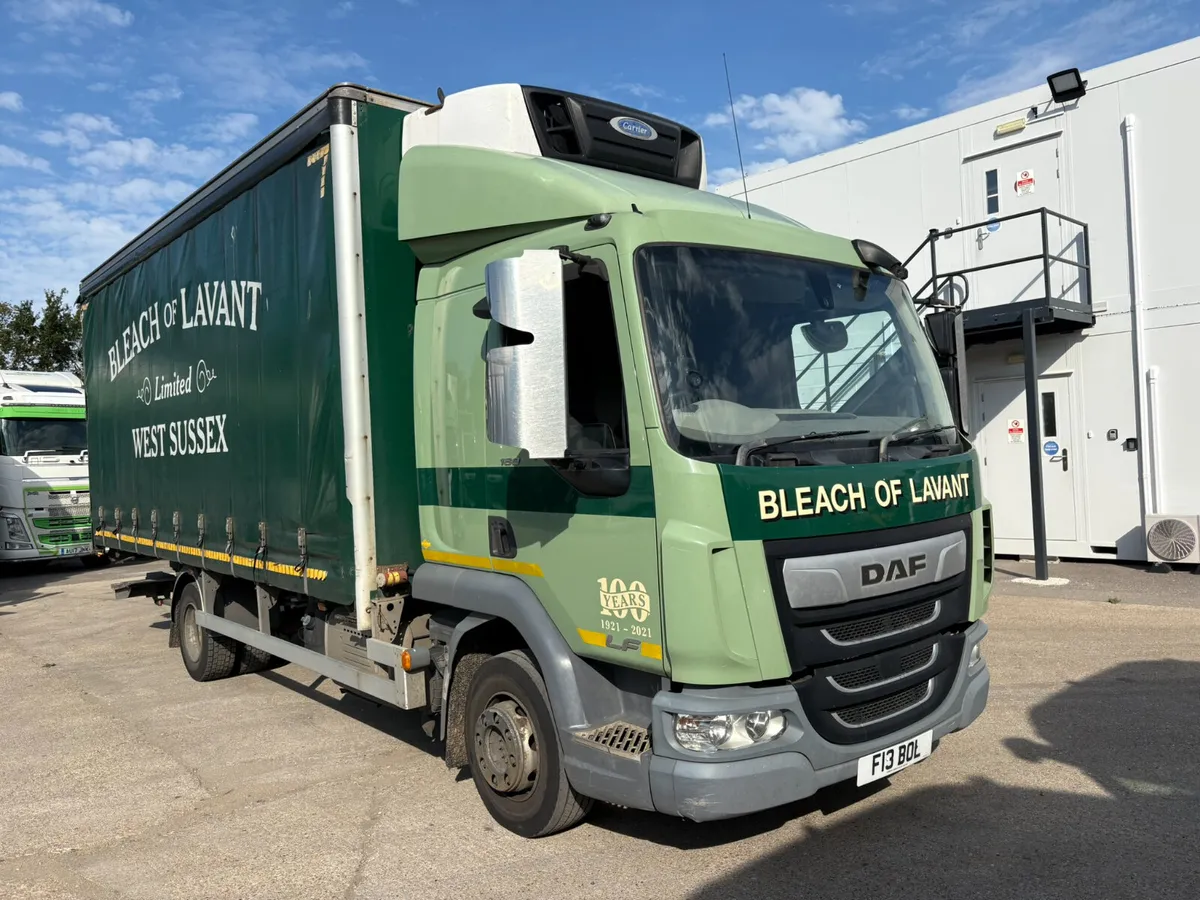 12t DAF LF180 CURTAINSIDE FRIDGE - Image 1