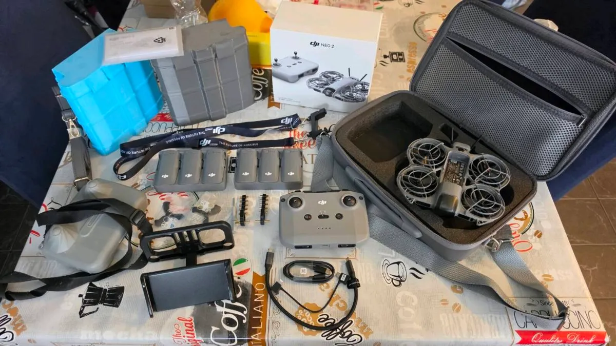 Dji Neo 2 Drone Flymore combo plus Accessories - Image 1