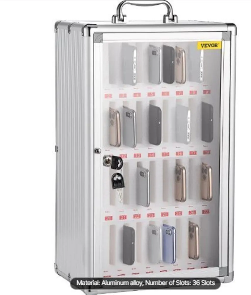 Cell Phone Storage Cabinet, 36 Slots, - Image 4
