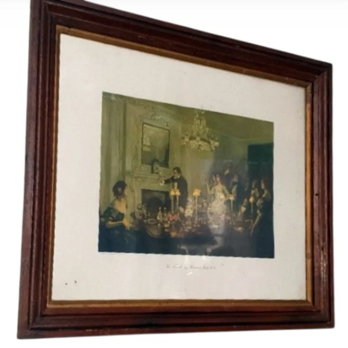Vintage Framed Art Print-'The Toast' Richard Jack - Image 2