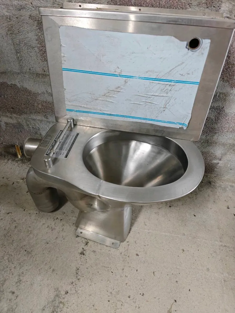 Stainless steel toilet - Image 1