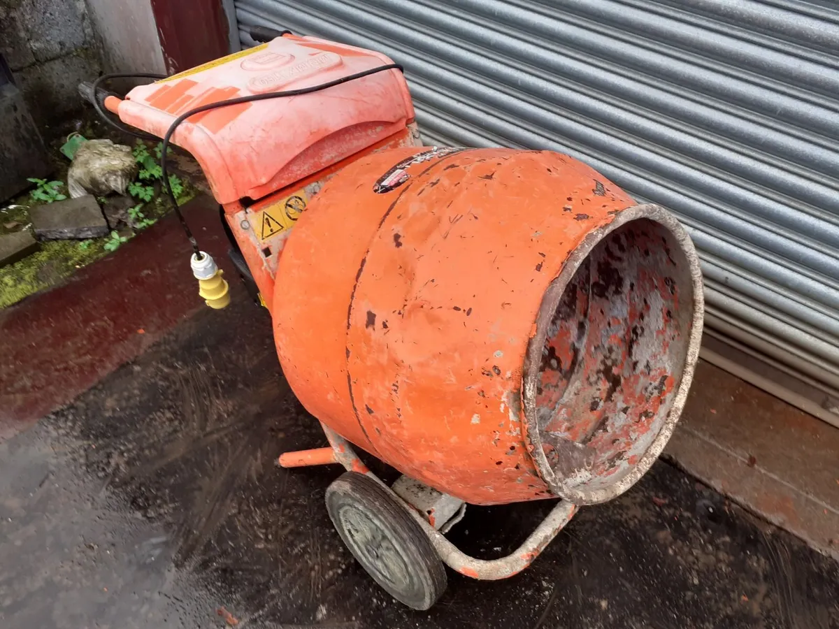BELLE 150 MINIMIX 110V CEMENT MIXER - Image 2